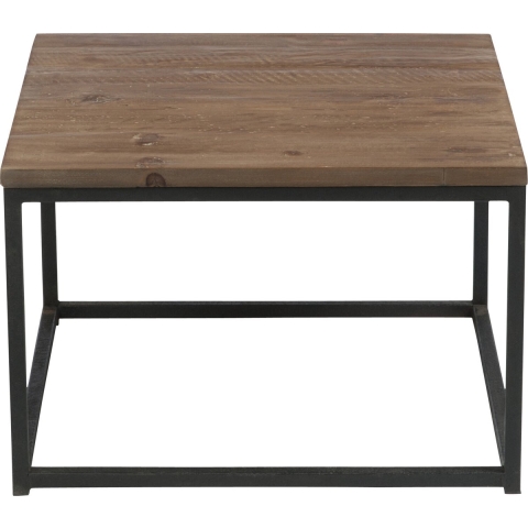 J-Line bijzettafel - hout|metaal - bruin|zwart