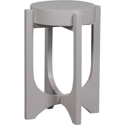 vtwonen Bijzettafel Hold Up - Mangohout - Warm Grijs