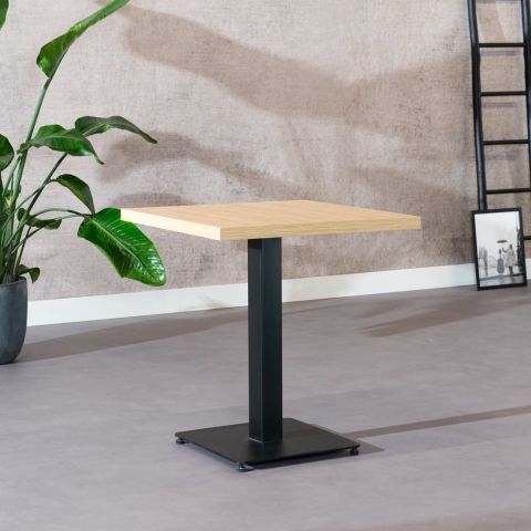 Bronx71 Bistrotafel Nils melamine eiken 70 x 70 cm
