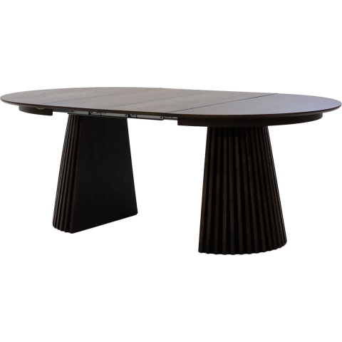 House Nordic - Eettafel Osaka Eiken Fineer Smoked Uitschuifbaar