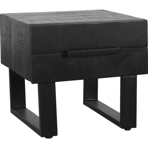 LABEL51 Salontafel Santos 44x50x41 cm zwart