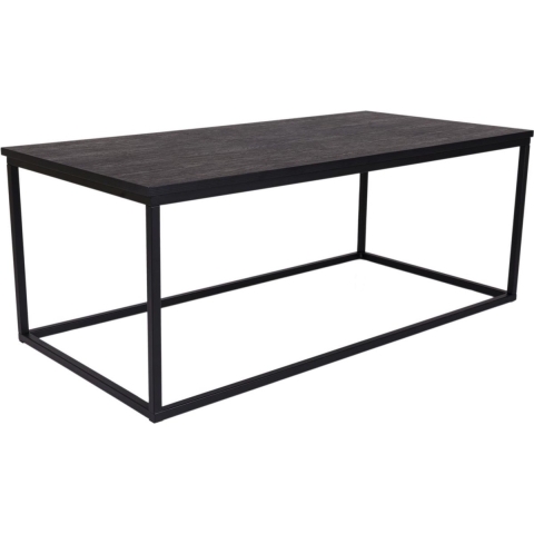 MaximaVida rechthoekige salontafel Chicago XL zwart 120 cm - pinewood