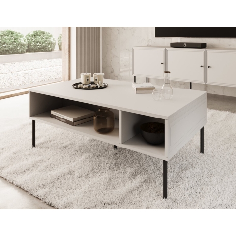 Meubella Salontafel Pierson - Wit - 110 cm