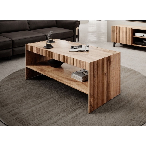 Meubella Salontafel Vintar - Eiken - 120 cm