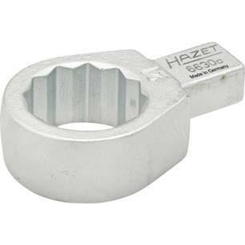 HAZET Insteekringsleutel 6630C-10 · 9 x 12 mm insteekvierkant massief · Buitentwaalfkant tractieprofiel · SW 10 mm