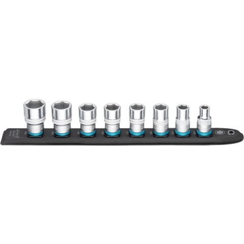 HAZET SmartRail · Flexibele kunststof opsteekstrip 900-SR/8 · 1/2 inch (12,5 mm) vierkant hol · 8-delig · 10 · 13 · 16 · 17 · 18 · 19 · 22 · 24