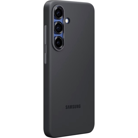 Samsung Silicone Telefoonhoesje Voor Samsung Galaxy S25 Plus Zwart