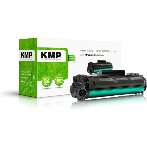 KMP Toner vervangt HP 36A, CB436A Compatibel Zwart 2000 bladzijden H-T112 1211,0000