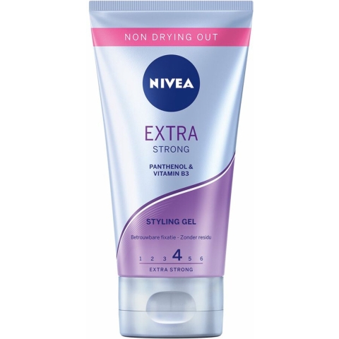 6x Nivea Gel Extra Strong 150 ml
