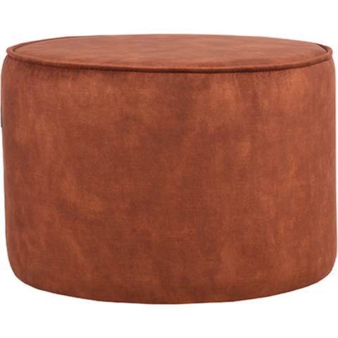 LABEL51 Poef Tibo - Rust - Velours