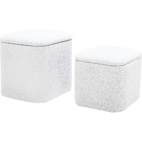 Leitmotiv - Pouf Set Ada Storage