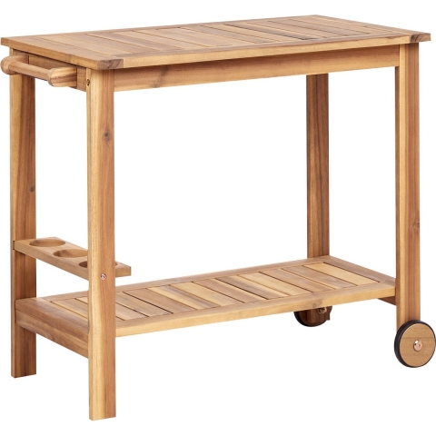Beliani - SASSARI II - Trolley - Lichte houtkleur - Acaciahout