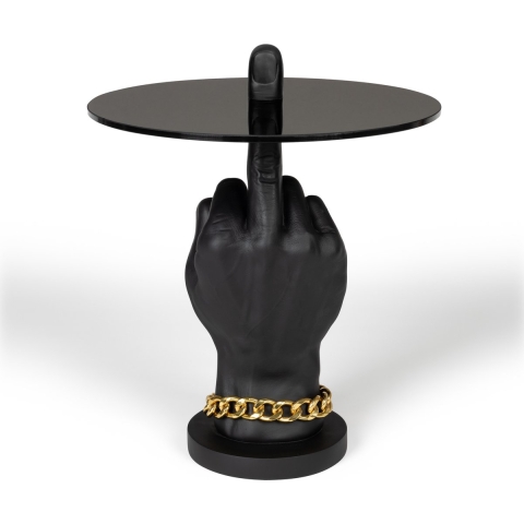 Bold Monkey Fother Mucker bijzettafel zwart
