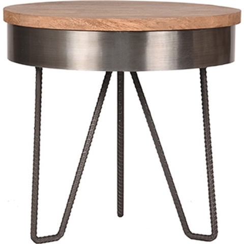 LABEL51 - Bijzettafel Saran - Grijs - 44 cm