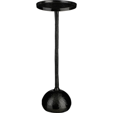 Mica Decorations Colin Bijzettafel - H68 x Ø24 cm - 100% FSC - Zwart