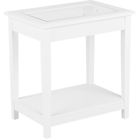 Beliani - ATTU - Bijzettafel - Wit - MDF