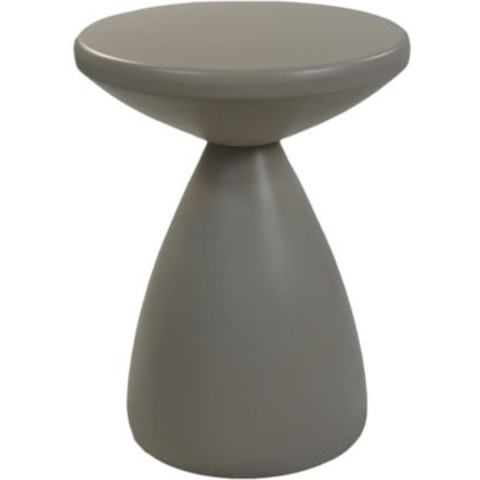 HSM Collection-Ronde Bijzettafel-ø36x48-Grijs-Metaal
