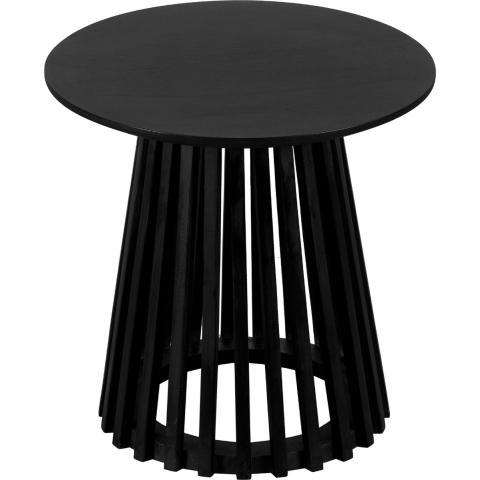 Lewis & Loft Bijzettafel Lef - FSC® mangohout - Rond ⌀50 - Zwart