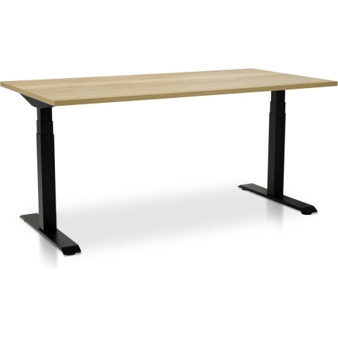 Lineaflex MRC PRO-L 2.0 elektrisch ARBO zit-sta bureau - robuust eiken