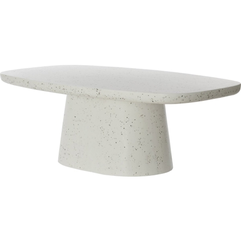Light&living Salontafel 120x70x42 cm HAMURA terrazzo wit