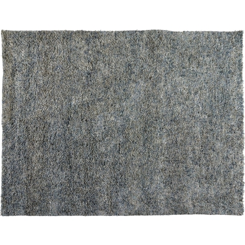 Vloerkleed Shaggy Deluxe - Blauw - Wol
