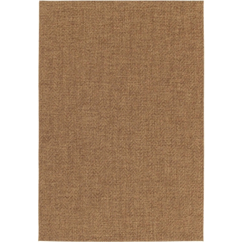 sweeek - Jute-effect tapijt voor binnen en buiten in caramelkleur