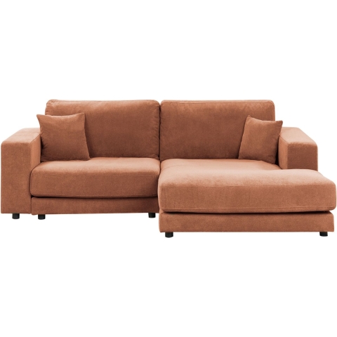 Beliani-LOFOTEN-Hoekbank 3-zits-Lichtrood-Linkszijdig-Polyester