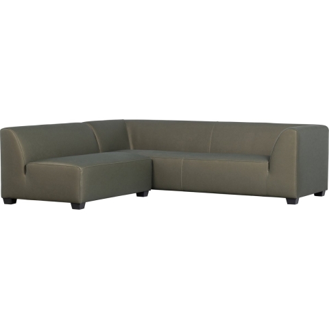 vtwonen Hollandia Hoekbank Buiten - PVC - Groen - 74x230x85