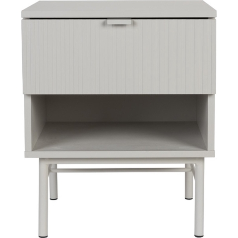 Housecraft Living Cayo Bijzettafel|Nachtkastje 41x40 cm Wit