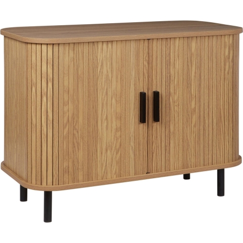 Beliani - BRADLEY - Commode - Lichthout|Zwart - MDF