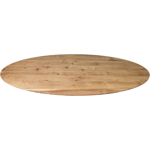 HSM - HSM Collection-Ovaal Tafelblad Zurich-220x110x3,8-Naturel-Acacia