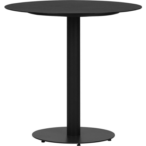 Lisomme Sieb metalen tuintafel zwart - Ø70 x 72 cm