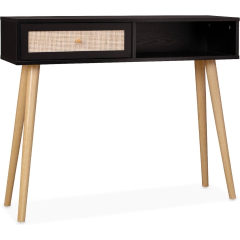 sweeek - Sidetable met rotan