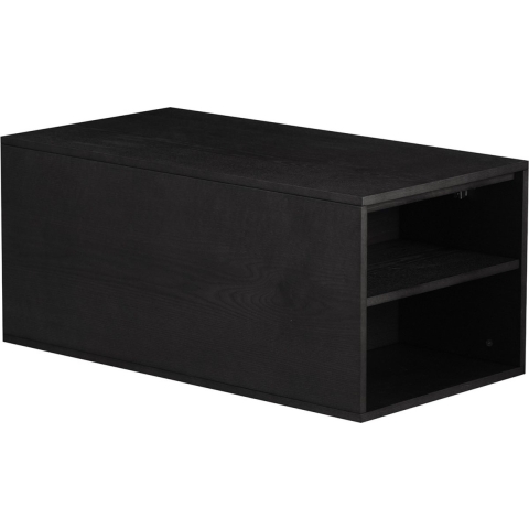 Bronx71 Salontafel Jaxx zwart eiken 88x55 cm