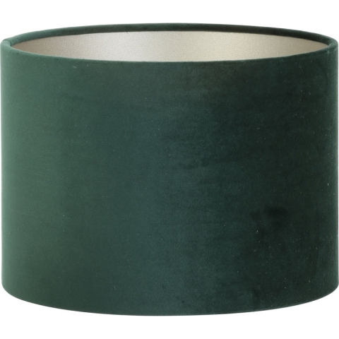 Light & Living Cilinder Lampenkap Velours - Dutch Green - Ø30x21cm