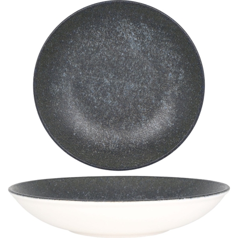 Bonna Diep bord - Vega - Porselein - 25 cm (1300cc) - set van 6