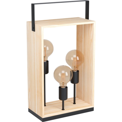 EGLO Famborough tafellamp E27 40 W Zwart