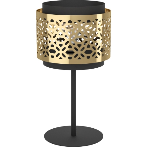 EGLO Sandbach Tafellamp - E27 - 45 cm - Zwart|Goud - Staal