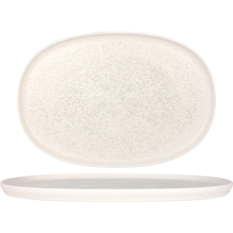 Bonna Serveerschaal - Lunar White - Porselein - 34 cm - set van 2