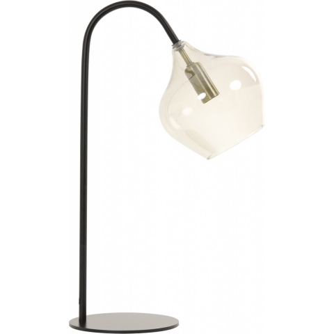 Light&living Tafellamp E14 28x17x50,5 cm RAKEL mat zwart+helder