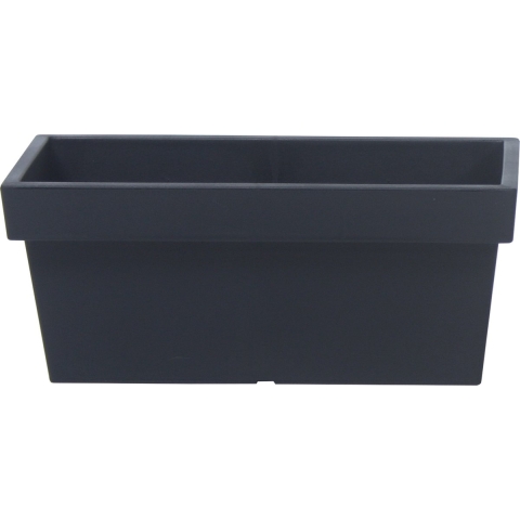 Prosperplast Plantenbak - kunststof - 79 x 35 x 33 cm - antraciet