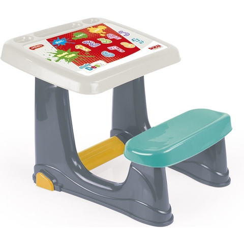 Dolu 2663 Bureau voor Kinderen 50x77x57 Grijs/Blauw/Wit