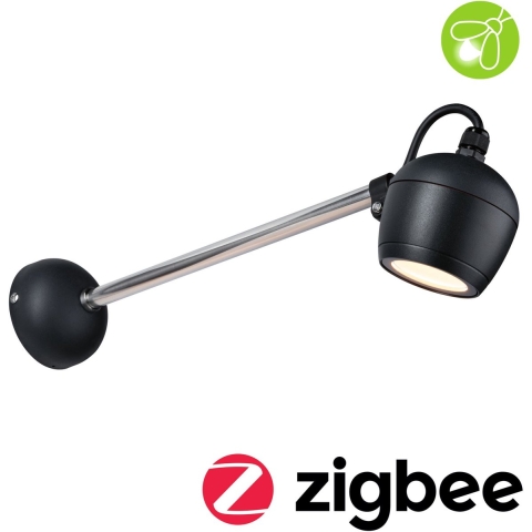 Paulmann Kikolo 94772 LED-buitenlamp (wand) LED 6.2 W Antraciet