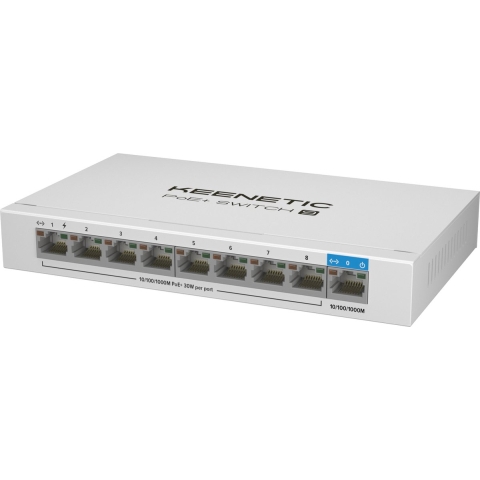 Keenetic POE+ Switch 9 KN-4710-01-EU PoE+ Switch 8 poorts + 1 Uplink