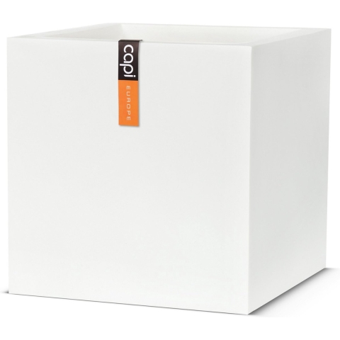 Capi Europe Bloempot vierkant Terrazzo - 60x60 - Wit