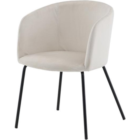 Svea - Tiro eetkamerstoel - velvet - beige