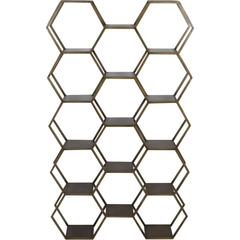 Light & Living - Kast HUAL - 100x24.5x179cm - Brons