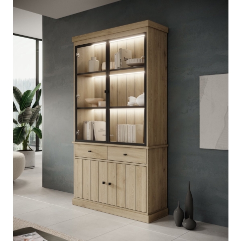 Meubella Buffetkast Vince 1 - Eiken - 124 cm