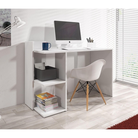 Meubella Bureau Pierre - Wit - 120 cm