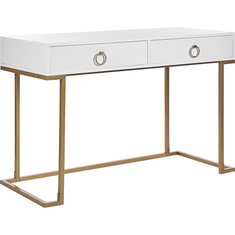 Beliani - WESTPORT - Kaptafel - Wit - Metaal